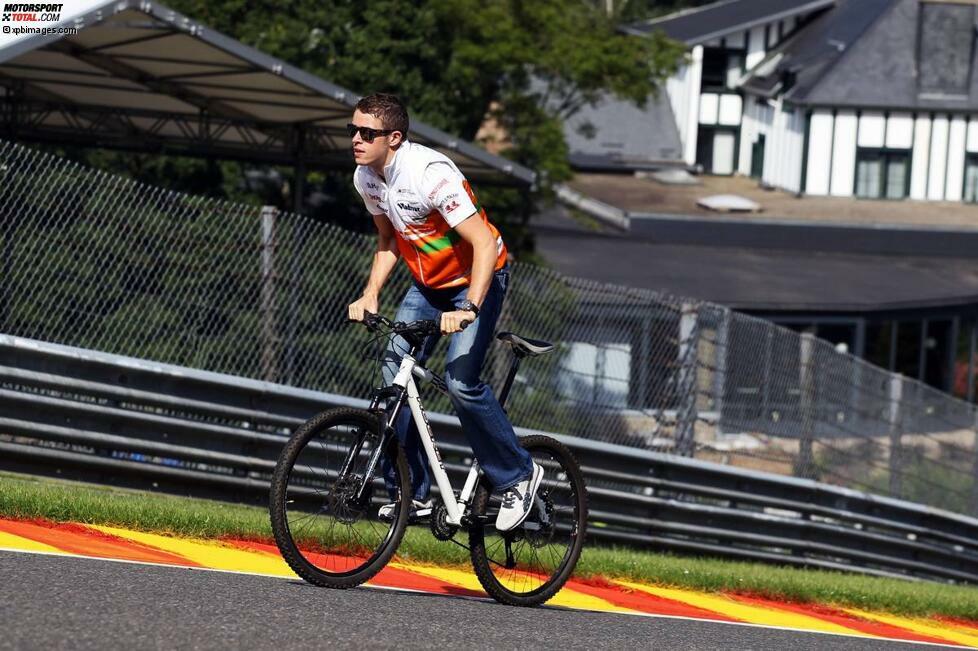 Im Regen-Qualifying von Spa-Francorchamps setzt di Resta als einziger Fahrer von Anfang an auf Intermediates - und holt sich damit beinahe die Pole-Position. Am Ende erklimmt er nicht nur Eau Rouge, sondern auch den fünften Startplatz. Es sollte das letzte Top-10-Qualifying der Saison für Force India bleiben.