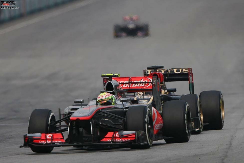 In Malaysia holt Perez seine ersten beiden WM-Pünktchen für McLaren und damit die Kohlen aus dem Feuer. Ohne zusätzlichen Reifenwechsel wäre vielleicht sogar ein sechster Rang möglich gewesen.