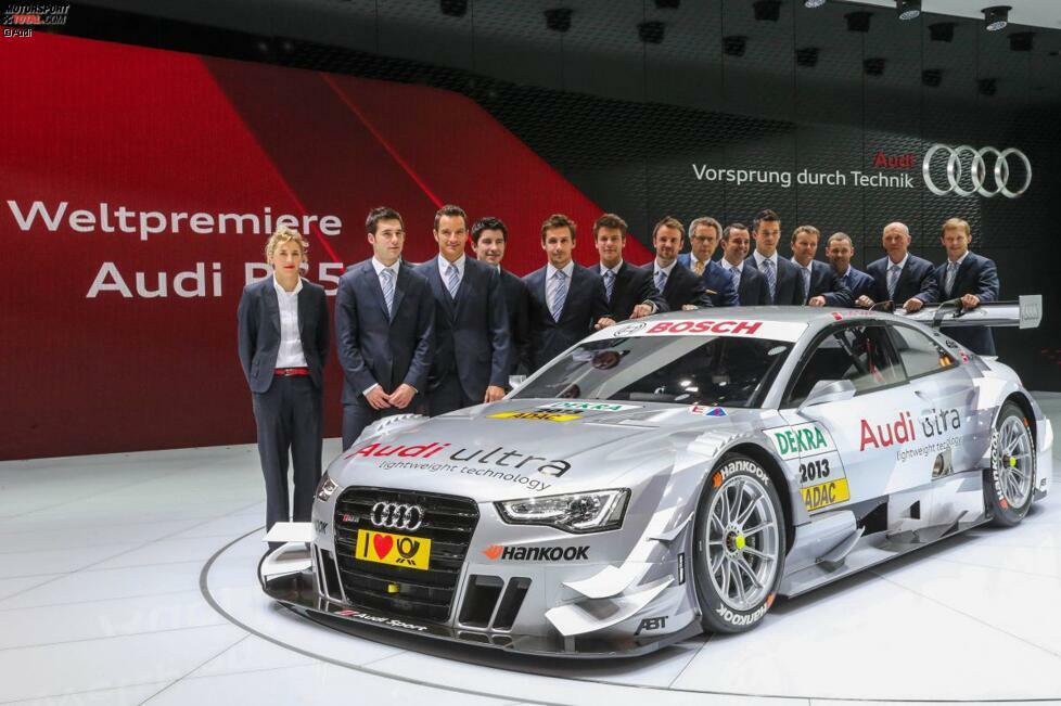 Den feinen Zwirn musste Rockenfeller fix wieder aus der Reinigung abholen, um bei der Audi-Präsentation in Genf einen gepflegten Eindruck zu machen.