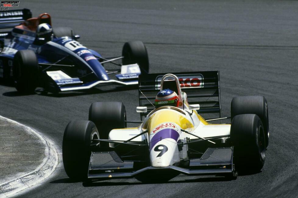 Auf Coulthard trifft Barrichello auch 1992 in der Formel 3000, in der er mit Platz drei der Gesamtwertung vorliebnehmen muss. Trotzdem erhält er bei Eddie Jordan einen Formel-1-Vertrag für 1993 ...