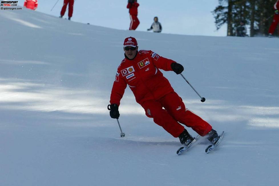 Skifahren ist seit vielen Jahren ein großes Hobby der Rekordweltmeisters.