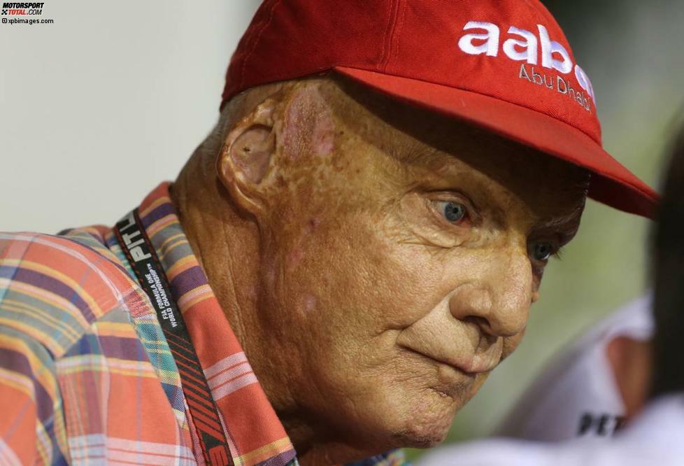 Niki Lauda (dreimaliger Formel-1-Weltmeister): 