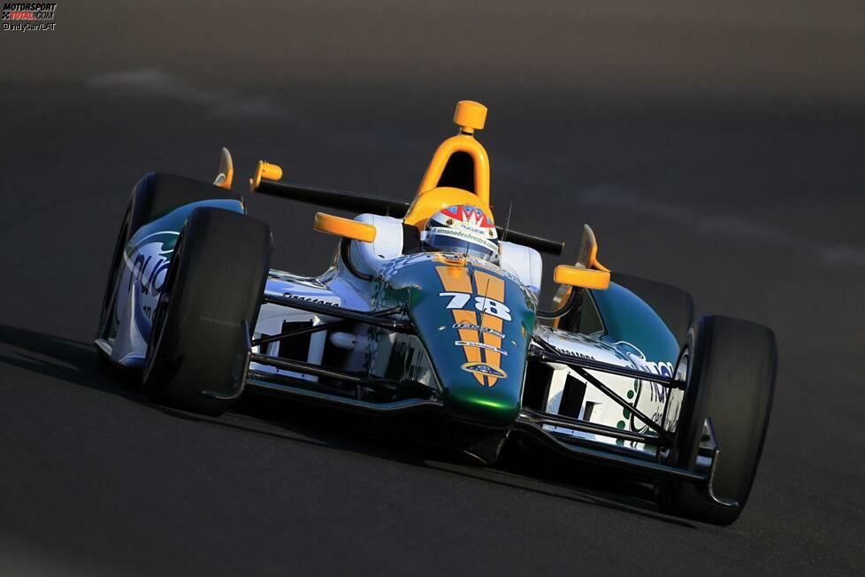 In Indianapolis kulminiert die Lotus-Blamage: De Silvestro und Jean Alesi, die einzigen beiden Lotus-Piloten, werden nach wenigen Runden aus dem Rennen geommen - zu langsam.