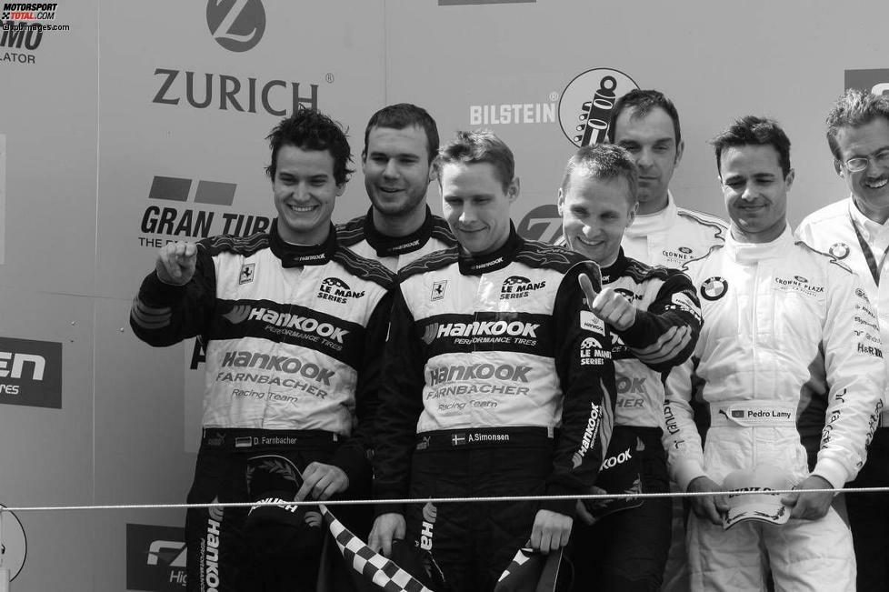 Auf dem Nürburgring trat Simonsen 2010 für das Farnbacher-Team einen Ferrari 430 GTC und erreichte den zweiten Platz in der Gesamtwertung.