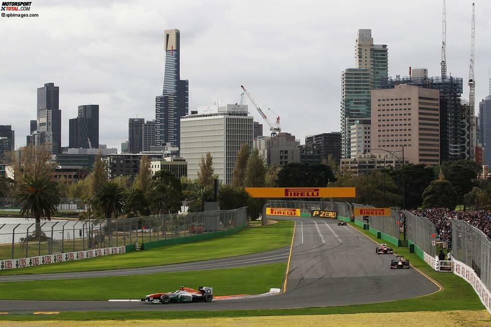 März 2013: Es ist ein Saisonauftakt nach Maß für Adrian Sutil. Beim Großen Preis von Australien übernimmt er erstmals in seiner Karriere die Führung im Rennen - und das beim Comeback in der Formel 1! Er führt für insgesamt 74 Kilometer, belegt am Ende den siebten Platz.