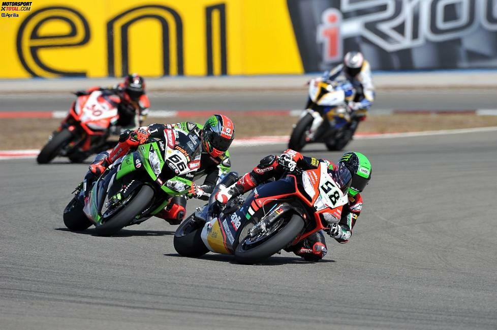 In Istanbul stand Sykes in beiden Rennen auf dem Podium und baute die Führung aus, während Aprilia-Pilot Eugene Laverty seine Titelambitionen mit zwei Siegen untermauerte
