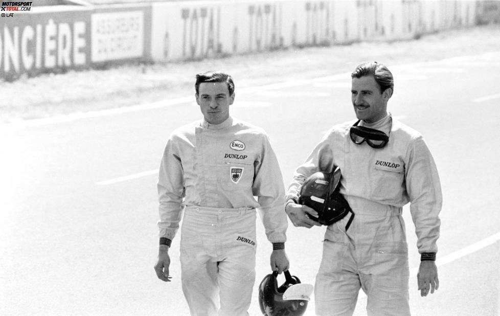 Ganz anders ging es in den sechziger Jahren bei Lotus zu, als zwei echte Gentlemen sich das Team teilten. Jim Clark (links) und Graham Hill dürften bis heute das britische Traumduo bilden.
