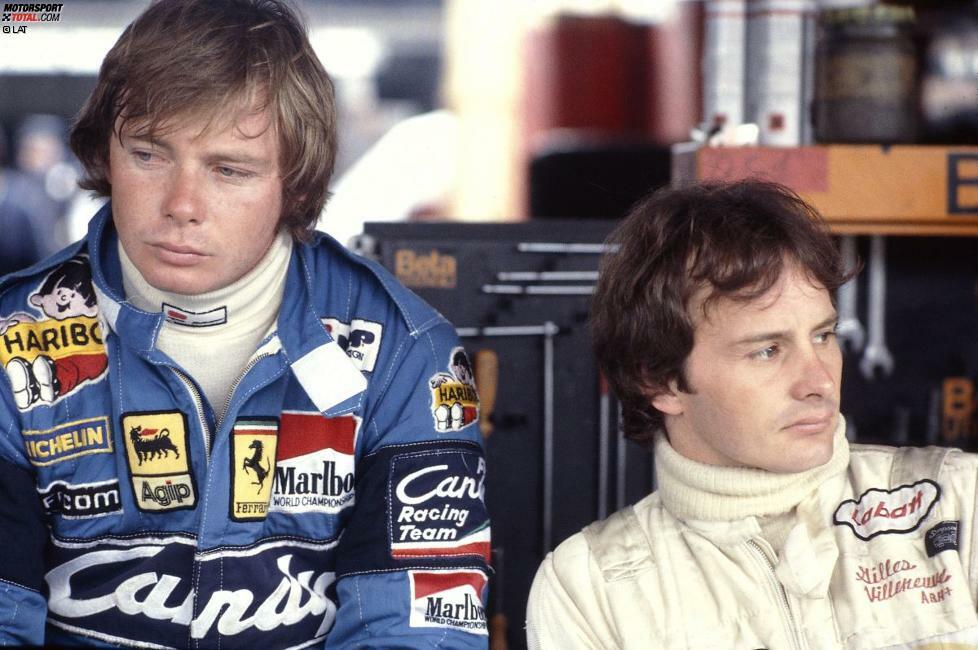 Doch das nächste brisante Aufeinandertreffen bei Ferrari ließ nicht lange auf sich warten: Die beiden sprachen zwar die selbe Sprache, sich aber wegen der Tragödie von Zolder 1982 nie mehr aus: Didier Pironi (links) und Gilles Villeneuve hatten beide den Anspruch die Nummer eins zu sein.