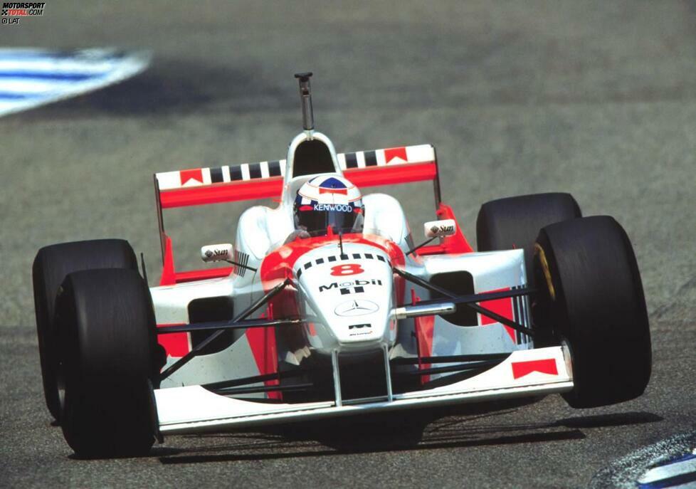 Platz 2: David Coulthard, 246 Grands Prix. Seit dem vergangenen Sonntag ist Coulthard die Position des britischen Rekordteilnehmers in der Formel 1 los. Bei Williams und McLaren verfügte Coulthard über Fahrzeuge, mit denen er hätte um die Weltmeisterschaft fahren können, doch der große Triumph bleib ihm verwehrt. Bei McLaren musste er mitansehen, wie Mika Häkkinen 1998 und 1999 den Titel einfuhr.