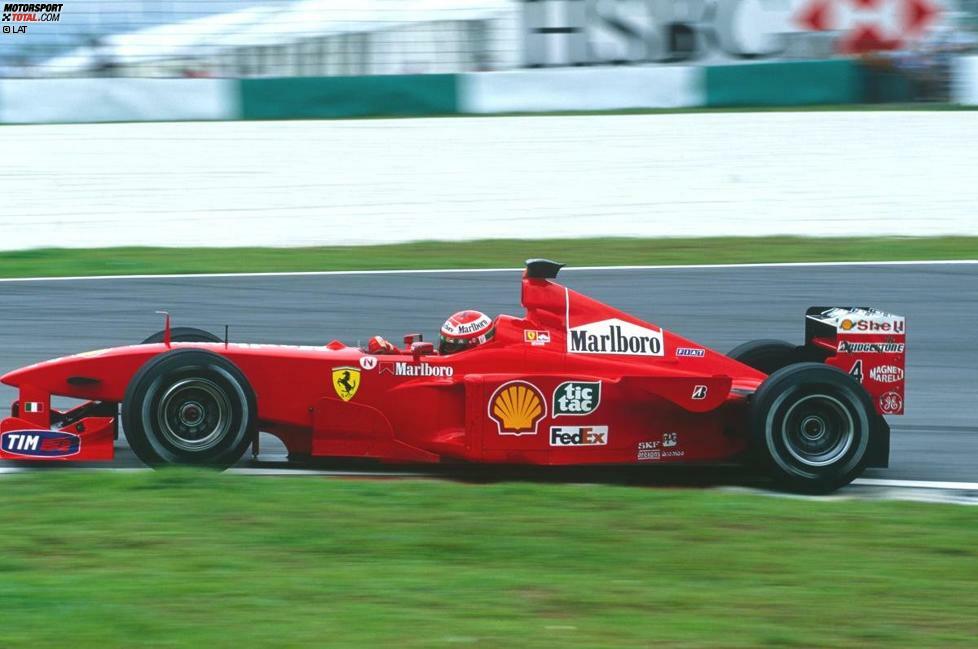 Platz 8: Eddie Irvine, 146 Grands Prix. Der Nordire teilt sich den achten Platz mit Warwick. Irvines Talent wurde nie in Frage gestellt, doch mitunter vermisste man beim nicht immer ganz pflegeleichten Brite die notwendige Professionalität. Dennoch wurde er 1996 bei Ferrari Teamkollege von Michael Schumacher und kämpfte nach dessen Beinbruch in der Saison 1999 gegen Mika Häkkinen um den WM-Titel.