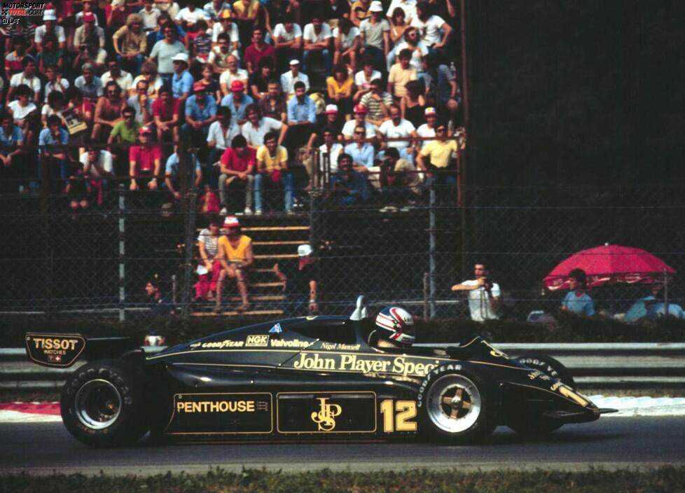 Platz 3: Nigel Mansell, 187 Grands Prix. Der 
