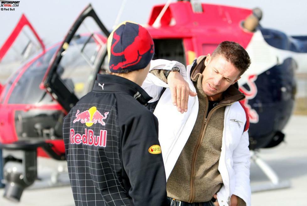 Felix Baumgartner (Stratos-Rekordspringer und Red-Bull-Kollege): 