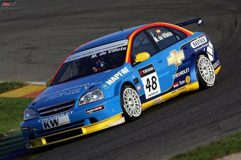 Parallel zu ihrem Engagement im Formelauto bestreitet Maria de Villota ab 2005 immer wieder Rennen in Touren- oder Sportwagen. Gaststarts in der WTCC (Foto) lässt sie einzelne Auftritte in der spanische GT-Serie und 2007 auch einen dritten Platz in der D1-Kategorie der ADAC-Procar-Serie folgen, nimmt auch einmal am 24-Stunden-Klassiker in Daytona teil.