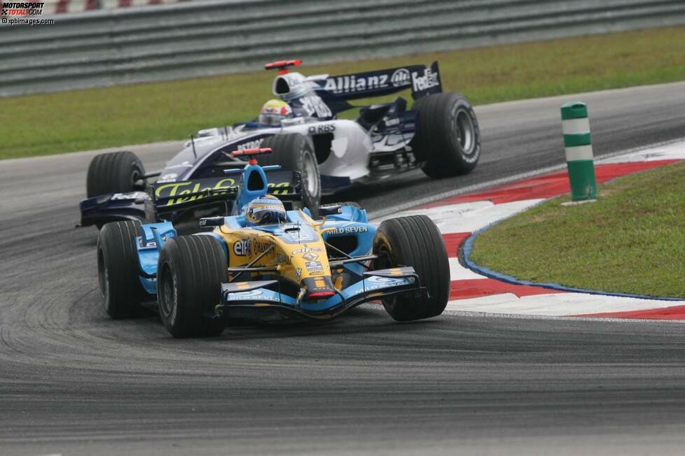 Während sein Minardi-Vorgänger Fernando Alonso, ebenfalls ein Briatore-Schützling, bei Renault zweimal Weltmeister wird (2005/06), schafft Webber bei Williams zwar sein erstes Podium, aber nicht den ganz großen Durchbruch. Ende 2006 wechselt er frustriert zum Red-Bull-Rennstall, der aus seinem Ex-Team Jaguar hervorgegangen ist.