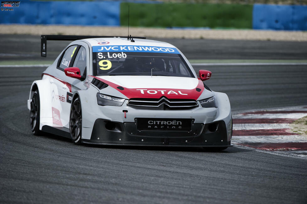 Die finale Version des Looks zeigte Citroen erst beim Test in Magny-Cours. Weiß, Grau und Rot sind also die Citroen-Farben in der WTCC.