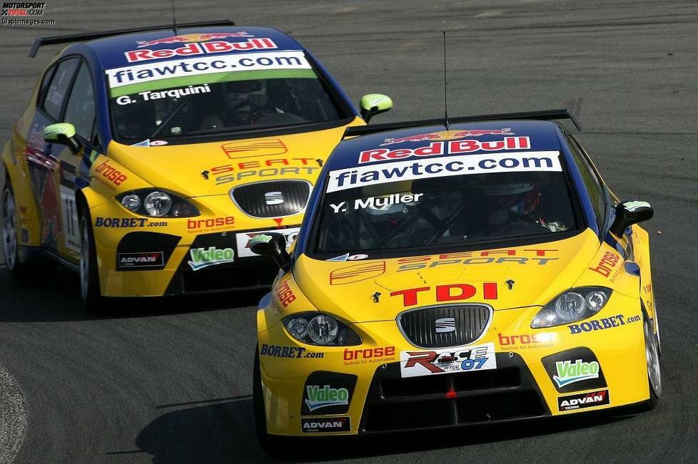 26. August 2007: Mit seinem Sieg in Oschersleben läutet Yvan Muller (Frankreich) eine neue Ära in der WTCC ein. Erstmals hat ein Fahrzeug mit Dieselmotor einen WM-Lauf gewonnen. Doch noch ist diese Technologie nicht titelreif, wenngleich sie die Meisterschaft in den folgenden Jahren wesentlich verändern wird.