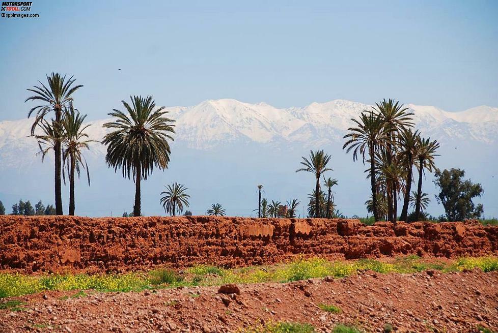 3. Mai 2009: Die WTCC am Fuße des Atlas-Gebirges. Zum ersten Mal gastiert die Meisterschaft auf afrikanischem Boden. In Marrakesch (Marokko) wird zudem der erste FIA-WM-Lauf seit dem Formel-1-Grand-Prix von 1958 ausgetragen.