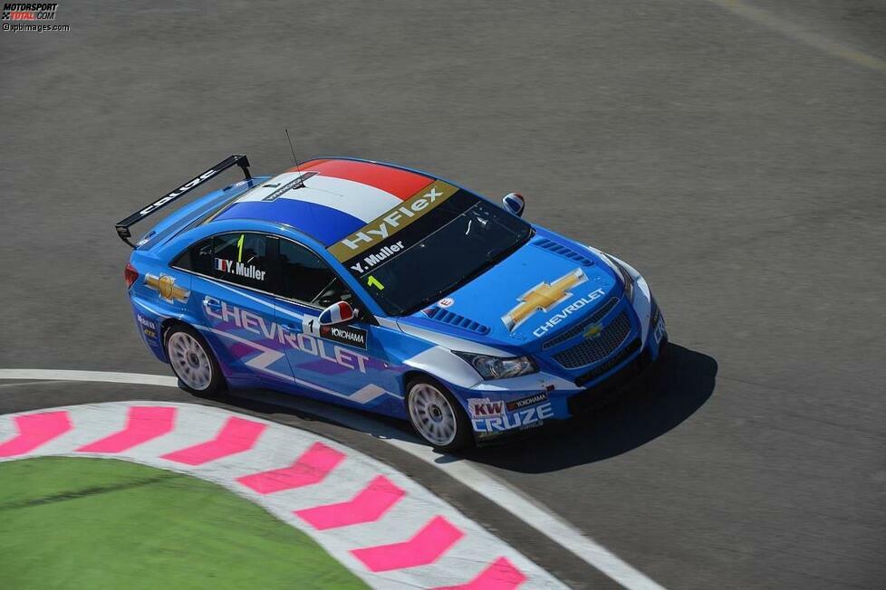 Die meisten schnellsten Runden: Yvan Muller (23) vor Rob Huff (21) und Alain Menu (20)