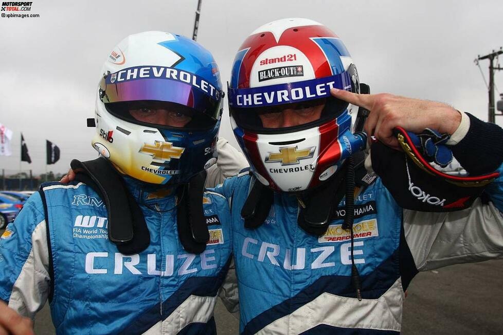 Die meisten Führungskilometer: Yvan Muller (1.488) vor Rob Huff (1.193) und Alain Menu (1.096)