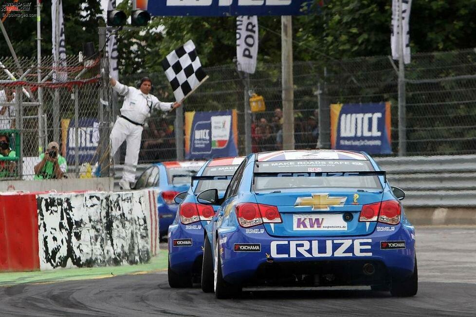 Die meisten Hattricks (Pole-Position, Sieg, schnellste Runde) und sämtliche Führungsrunden: Chevrolet (25) vor BMW (21) und SEAT (13)