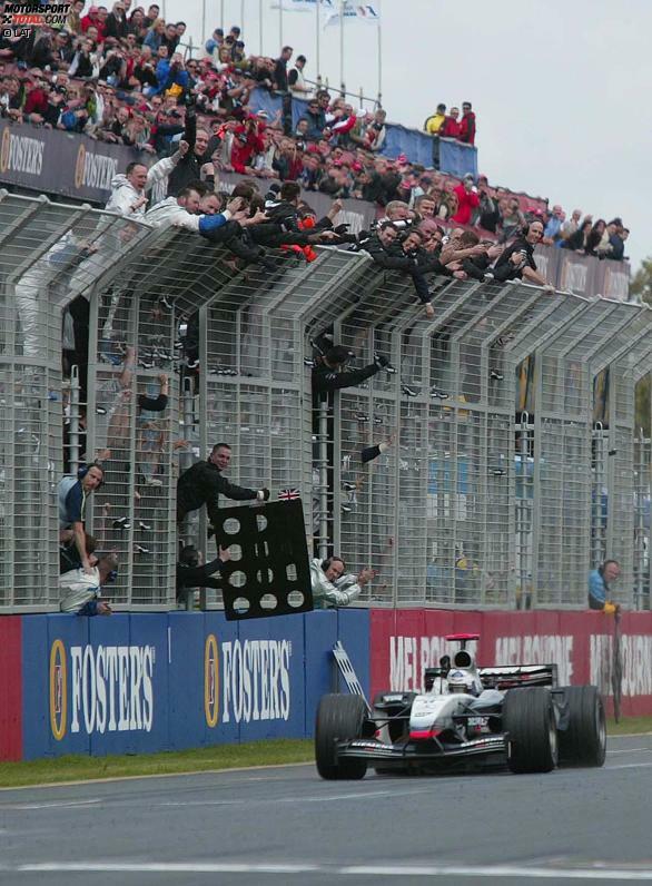Elf der 18 Formel-1-Rennen im Albert Park wurden von der ersten Startreihe aus gewonnen. David Coulthards Sieg vom elften Startplatz im Jahr 2003 ist immer noch Rekord, unmittelbar vor Kimi Räikkönens Triumph genau zehn Jahre später von der siebten Position.