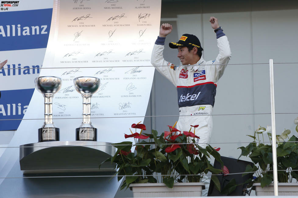 Nach einer Saison Pause kehrt Kamui Kobayashi in die Formel 1 zurück. Der Japaner hat für Toyota und Sauber bereits 60 Grand-Prix-Starts absolviert und ist 2014 Caterham-Stammpilot. 28 Mal stand er bereits in den Top 10, mit dem Karriere-Highlight des dritten Platzes beim Heim-Grand-Prix in Japan 2012.