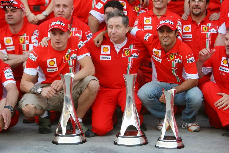 Siege für Schumacher, Massa (zwei) und Alonso bedeuten, dass Ferrari mit vier Siegen der erfolgreichste Konstrukteur in Bahrain ist. Renault (2005 und 2006) und Red Bull (2012 und 2013) sind den Italienern am nächsten auf den Fersen.
