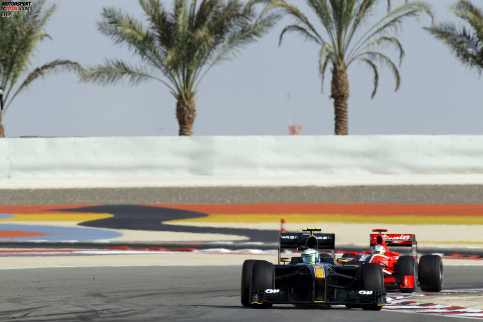 Das Rennen des Jahres 2010 war gleichzeitig der Saisonauftakt. Drei Teams - Lotus (heute Caterham), HRT und Virgin (heute Marussia) - gaben damals ihr Debüt. Nur eines der sechs Fahrzeuge der neuen Teams kam ins Ziel: Heikki Kovalainen (Lotus) auf Platz 15.