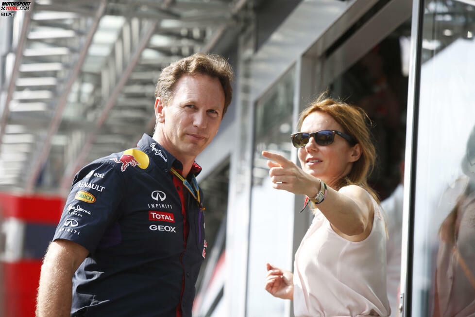 Christian Horner war jahrelang glücklich mit seiner Freundin Beverly. Erst kürzlich hat er sie aber (samt Neugeborenem) für Geri Halliwell sitzen lassen. Das Ex-Spice-Girl zeigt dem Red-Bull-Boss jetzt schon, wo es lang geht.