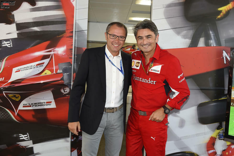 Und natürlich Stefano Domenicali, den Vorgänger von Marco Mattiacci als Teamchef. Domenicali sieht besser aus denn je und ist wahrscheinlich derzeit ganz froh, den undankbaren Ferrari-Job von der Backe zu haben.