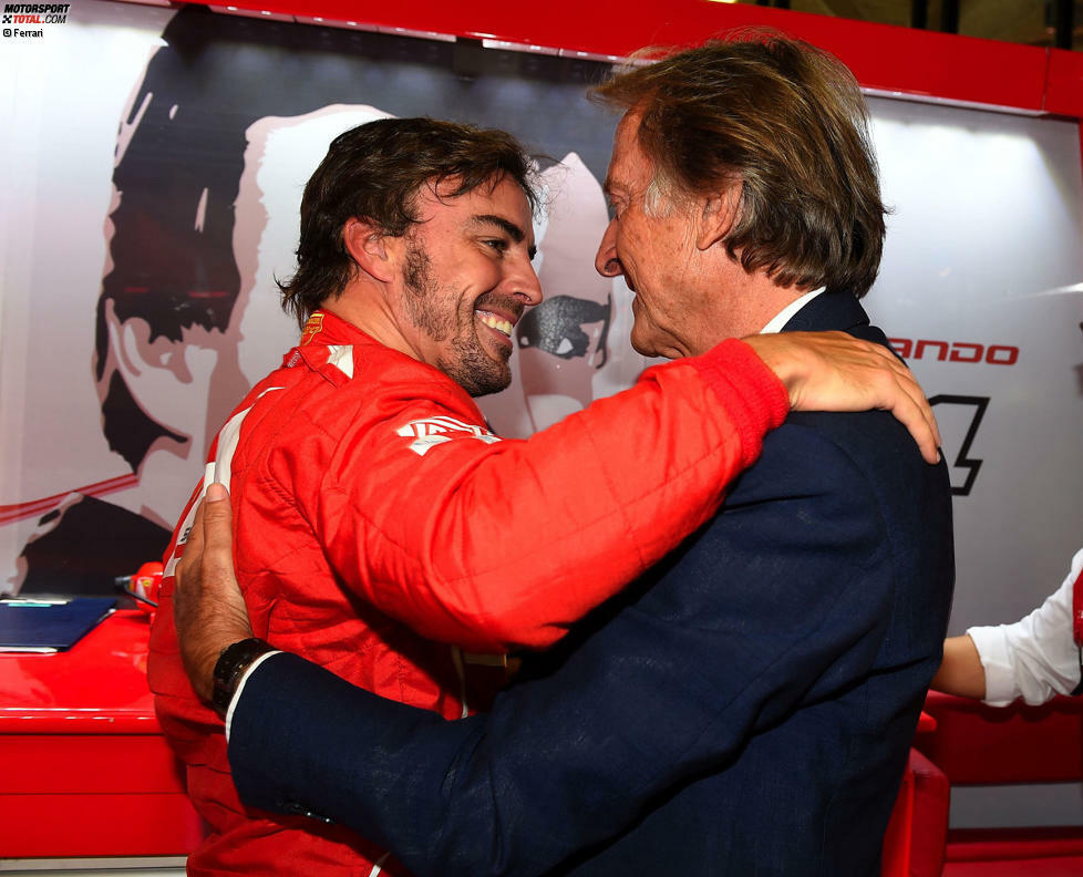 Die Umarmung für Fernando Alonso sieht jedenfalls schon sehr nach Abschied aus. Und einen etwaigen Golden Handshake von Ferrari könnte Montezemolo für sein strauchelndes Bahnprojekt gut gebrauchen.