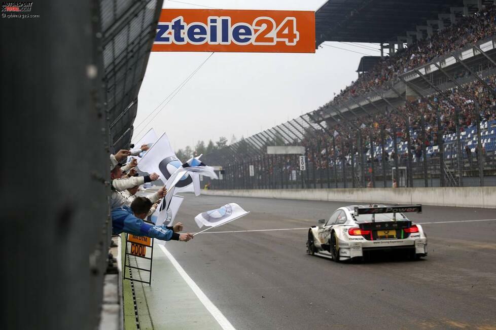 Daten und Fakten: Marco Wittmann (RMG-BMW) sorgt dafür, dass die Serie seines Arbeitgebers anhält: Wann auch immer BMW mit einem neuen Auto in der DTM angetreten ist, hat das Fahrzeug auf Anhieb den Titelgewinn in der Fahrerwertung ermöglicht. Wie 2014 mit dem M4 von Wittmann. Zuletzt war dies 2012 mit Bruno Spengler und dem M3 gelungen.