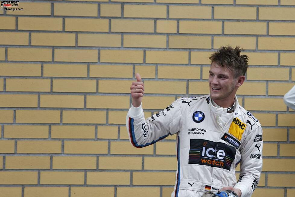 Gesamtstand: Bei noch zwei zu fahrenden Rennen ist Marco Wittmann (RMG-BMW) mit 128 Punkten uneinholbar vorn. Überraschend auf Platz zwei vorgerückt ist Christian Vietoris (HWA-Mercedes) mit 59 Punkten vor Mattias Ekström (Abt-Sportsline-Audi) und Edoardo Mortara (Abt-Audi) mit jeweils 56 Punkten. In der Herstellerwertung führt weiterhin BMW, in der Teamwertung RMG-BMW.