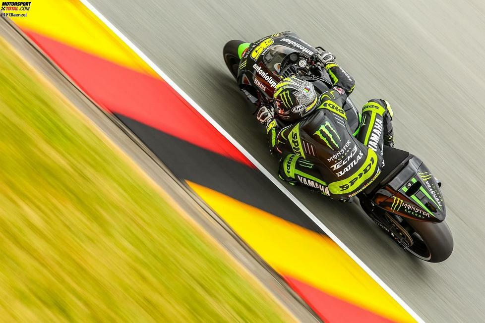 Am Sachsenring stürzte Crutchlow im Freien Training in der 