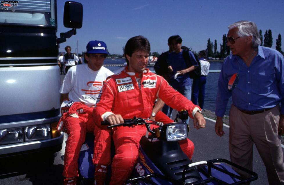 1993 wechselt Michael Andretti in die Formel 1. Sein McLaren-Teamkollege ist Ayrton Senna. 