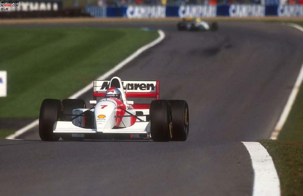Die Saison wird zu einem Fiasko: Nur ein dritter Platz in Monza, danach wird Michael Andretti durch den jungen Mika Häkkinen ersetzt.