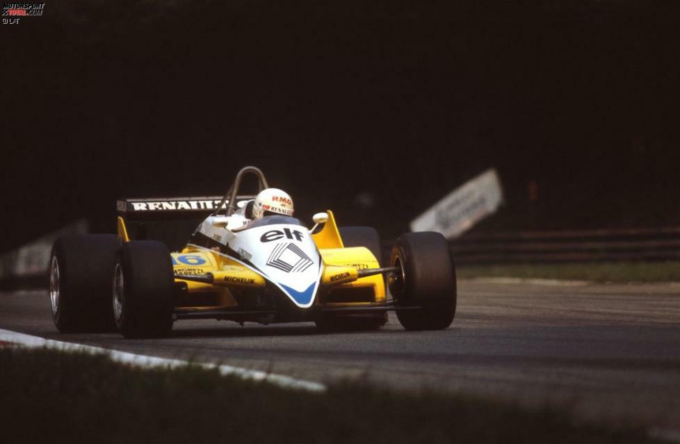 Beim Grand Prix von Italien in Monza setzt Arnoux noch einen drauf und siegt erneut. Mehr als Rang sechs in der Gesamtwertung ist aber auch diesmal nicht drin.