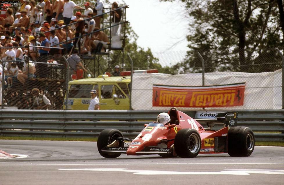 Zur Saison 1983 wechselt Arnoux zu Ferrari. Dort gewinnt er drei Rennen: Den Grand Prix von Kanada in Montreal mit dem 126C2 ... 