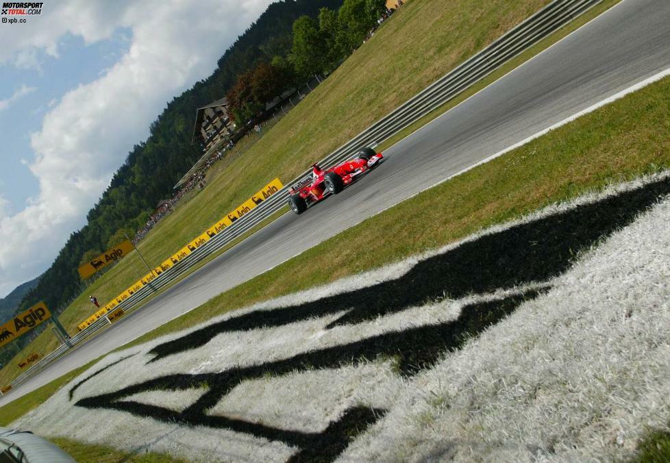 Vor über 11 Jahren, genau am 18. Mai 2003, ist die Formel 1 zum letzten Mal zu Gast in Österreich. Damals fährt die Königsklasse noch auf Rillenreifen, die Strecke von Spielberg hört auf den Namen A1-Ring und Michael Schumacher und Ferrari dominieren die Formel 1.
