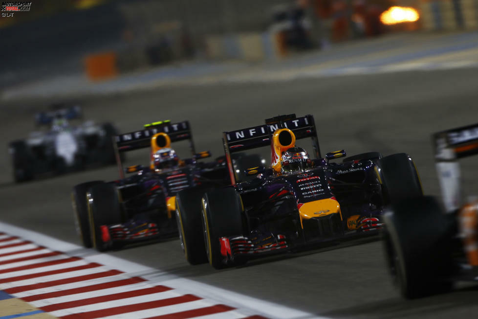 Es ist der Tag der Teamduelle in Bahrain: Egal ob Mercedes, Force India oder Williams - überall wird gnadenlos mit offenem Visier gekämpft. Nur bei Red Bull ist am Funk zu hören: 
