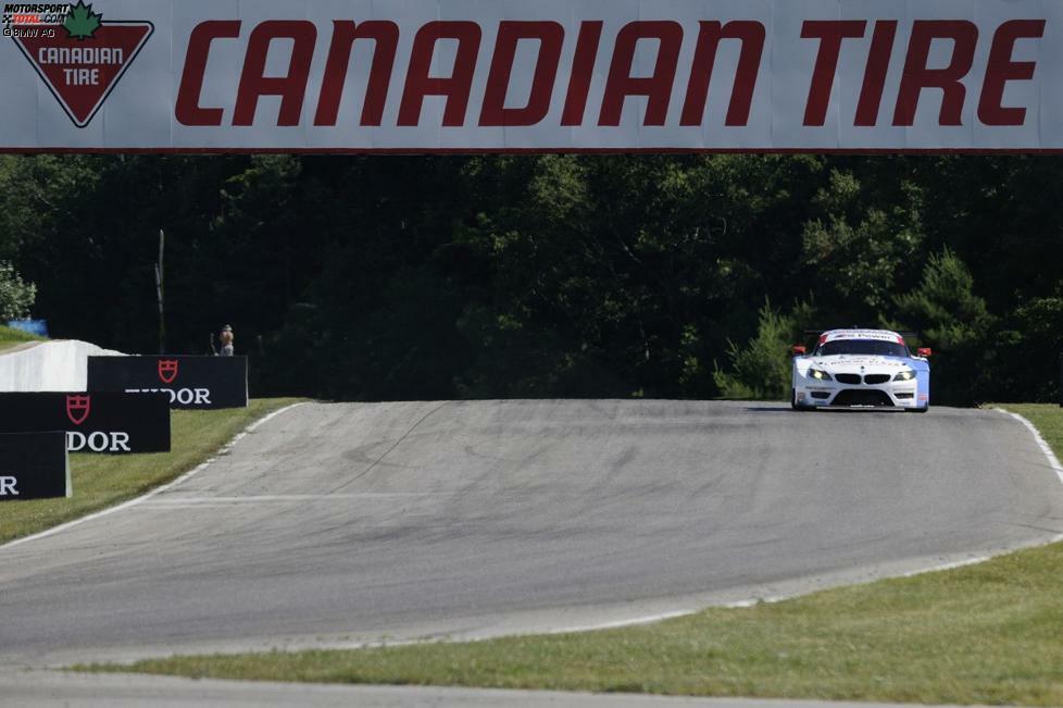 Bei seinen bisherigen Auftritten im Canadian Tire Motorsport Park in Mosport hatte das Team wenig Glück gehabt, konnte jedoch im sechsten von elf USCC-Rennen zumindest sein Punktekonto aufstocken. Auf einer der schnellsten Strecken Nordamerikas erreichte die Nummer 56 vom fünften Startplatz Rang vier, die Nummer 55 überquerte nach 2:45 Stunden auf dem sechsten Platz die Ziellinie.