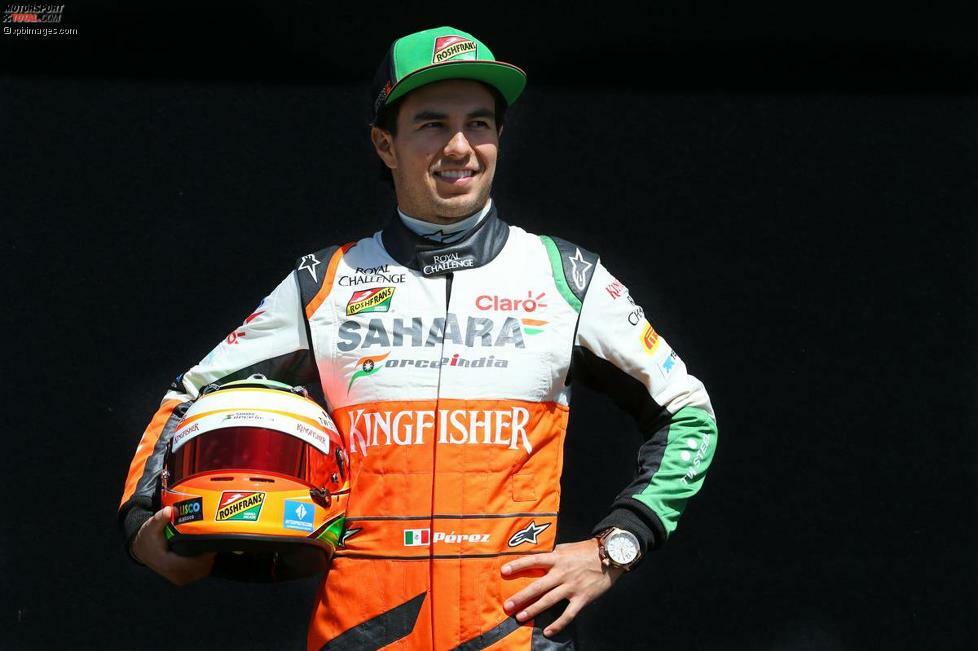 #11 Sergio Perez (Force-India-Mercedes), Mexiko, 24 Jahre alt