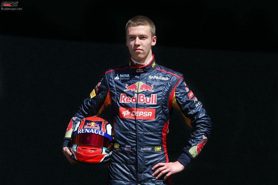 #26 Daniil Kwjat (Toro-Rosso-Renault), Russland, 19 Jahre alt