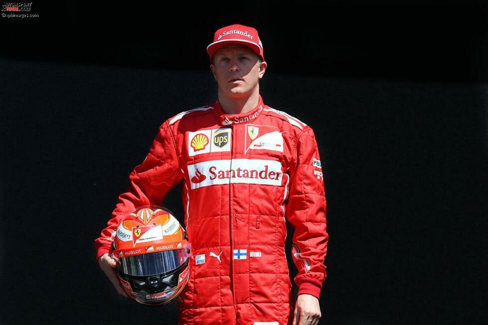 #7 Kimi Räikkönen (Ferrari), Finnland, 34 Jahre alt