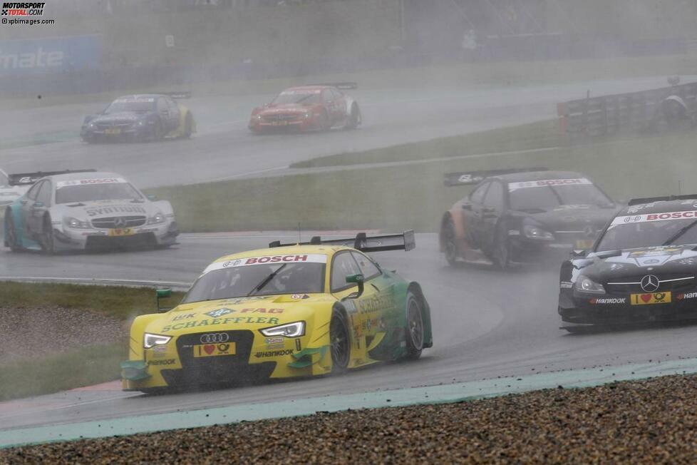 Gesamtstand: DTM-Titelverteidiger Mike Rockenfeller (Phoenix-Audi) hat die Führung in der Fahrerwertung übernommen. Phoenix-Audi hat nun auch bei den Teams die Nase vorn. In der Herstellerwertung steht Audi ganz vorn.