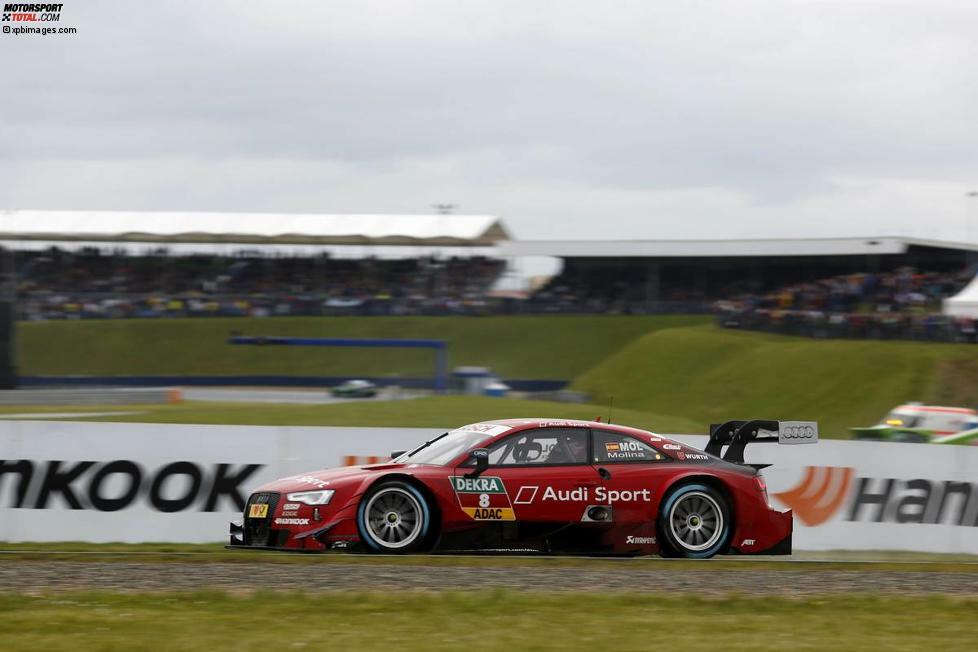 Schnellste Runde: 1:23.597 Minuten - schneller als Miguel Molina (Abt-Sportsline-Audi) in Runde fünf war beim zweiten DTM-Saisonrennen in Oschersleben niemand.