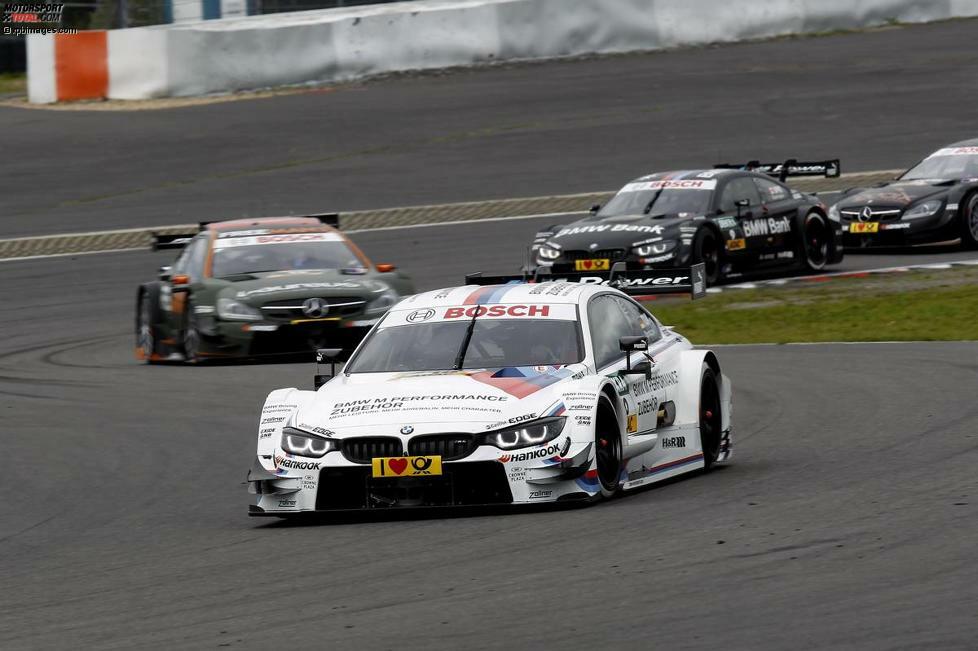 Die größte Aufholjagd: Martin Tomczyk (Schnitzer-BMW) hat zum wiederholten Mal Kampfgeist bewiesen und fuhr auf dem Nürburgring von Startplatz 17 aus bis auf Platz acht nach vorn. Dabei machte der Rosenheimer neun Positionen gut. Und nach drei Nullrunden bei den Rennen drei bis fünf, sind zwei zählbare Ergebnisse in Folge schon ein guter Trend.