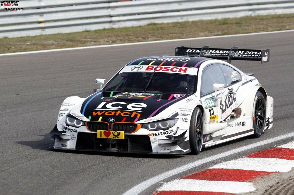 1. Freies Training: Die erste Bestzeit in Zandvoort geht an Marco Wittmann (RMG-BMW) in 1:32.002 Minuten. Mattias Ekström (Abt-Sportsline-Audi) und Timo Glock (MTEK-BMW) erzielen die Positionen zwei und drei.