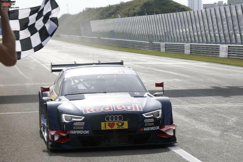 Kurios: Der bis dato letzte Sieg von Mattias Ekström (Abt-Sportsline-Audi) liegt 1.092 Tage zurück und datiert aus der Saison 2011, ehe er in Zandvoort wieder gewinnt.