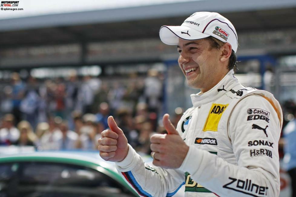 Hockenheim 2013: Augusto Farfus (BMW) gewinnt den Saisonauftakt, aber ebenfalls nicht den Titel. Auch er beschließt sein DTM-Jahr auf der zweiten Position. Meister wird Mike Rockenfeller (Audi).